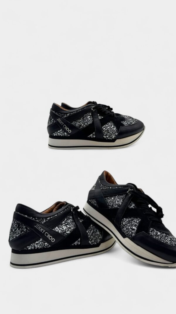 JIMMY CHOO - SPARKILNG SNEAKERS - Image 2